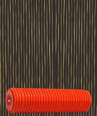 Валик фактурный для декоративной штукатурки с эффектом "Дождь" 303 ( 180 мм)